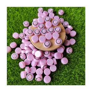 A granel 100 unids/lote, accesorios de rodamiento de Color Rosa populares, <span class=keywords><strong>Mini</strong></span> manualidades giratorias de 12MM para arte de uñas, pinzas para el cabello, fabricación de joyas DIY - Product Image 1
