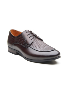 Zapatos Derby Clásicos de Cuero Genuino con Cordones para Hombre, Zapatos Formales de Negocios para Oficina, Calzado de Cuero Premium Cómodo - Product Image 2