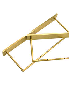 Estante de exhibición de joyería de oro y Metal Jinsky, soporte de exhibición de pendientes con acabado cepillado elegante, accesorios Premium para joyería - Product Image 5