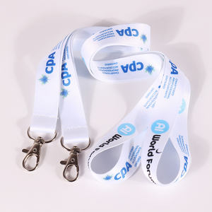 วัสดุโพลีเอสเตอร์นิทรรศการการพิมพ์ระเหิดราคาต่ำปรับแต่งพวงกุญแจเชือกเส้นเล็ก - Product Image 1