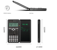 Calculatrice ManufacturerClamshell LCD Tablette Calculatrice Avec Fonction D'écriture Graphique Enfants Écrire Des Dessins