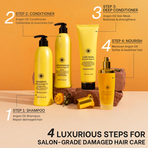 Ensemble Shampooing et Après-Shampooing Kooswalla <span class=keywords><strong>Sans</strong></span> <span class=keywords><strong>Sulfate</strong></span> de Haute Qualité en Gros, à l'Huile d'Argan Pure pour Soin Quotidien des <span class=keywords><strong>Cheveux</strong></span> - Product Image 6