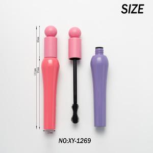 Chất lượng cao Nhãn hiệu riêng rỗng màu hồng lông mi ống với bàn chải bao bì mỹ phẩm bóp ống Mascara container - Product Image 2