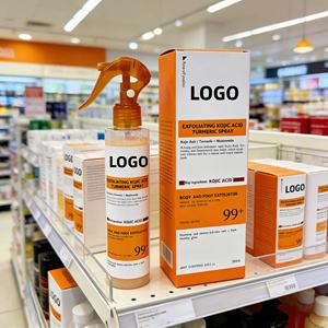 بخاخ سائل مقشر للقدمين من د. ميلاكسين، منتج عناية بالبشرة نباتي فاخر من غوانغدونغ يحتوي على حمض الكوجيك والكركم - Product Image 5