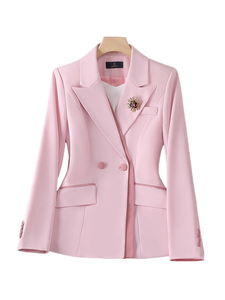 2024 nueva ropa de oficina para mujer, moda informal, trajes de otoño, ropa de <span class=keywords><strong>calle</strong></span>, traje de dos piezas para mujer - Product Image 5
