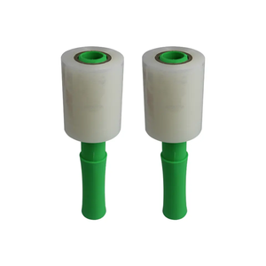 Dispenseur de film étirable à poignée bleue <span class=keywords><strong>pas</strong></span> <span class=keywords><strong>cher</strong></span> pour l'utilisation de film d'emballage de palettes - Product Image 2