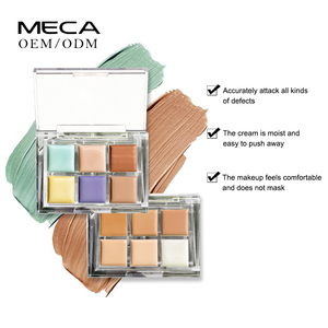 Palette de crème blush et anticernes végétalienne <span class=keywords><strong>6</strong></span> couleurs Marque privée Palette de contour anticernes Palette de blush crème - Product Image 6
