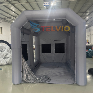 Cabina de Pintura Portátil para Autos, Cubierta Inflable para Autos, Cabina de Pintura Móvil, Carpa Inflable para Pintar - Product Image 3