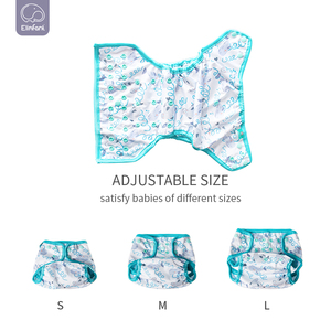 Couvre-couches en tissu imperméable de haute qualité, réutilisable et <span class=keywords><strong>lavable</strong></span>, avec logo Elinfant et motif personnalisé - Product Image 5