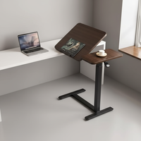 Support d'ordinateur portable pliable moderne avec plateau réglable en hauteur pour utilisation sur lit, canapé ou au sol, design tour