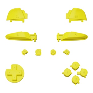 EXtremeRate Kit complet de boutons de remplacement DIY jaune tournesol pour réparation des touches ABXY, D-pad, ZR, ZL, L, R pour manette Nintendo Switch Pro - Product Image 1