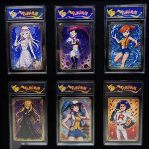 Cartes <span class=keywords><strong>Pokémon</strong></span> en métal, <span class=keywords><strong>or</strong></span>, argent, acier inoxydable, cartes à collectionner TCG pour les fans, les collectionneurs et les enfants, cadeau - Product Image 4
