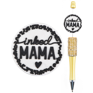 Nouveaux charms focaux sportifs en silicone, perles focales 'I <span class=keywords><strong>love</strong></span> Hockey', perles focales Astros personnalisées, embouts de stylo - Product Image 4