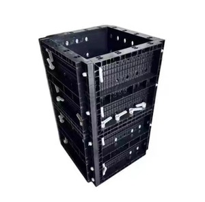 Panneau <span class=keywords><strong>de</strong></span> coffrage en plastique moderne pour béton, à montage facile et conception épaissie, pour moules circulaires et carrés, usage villa - Product Image 1