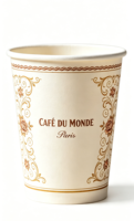 Mini-gobelet jetable biodégradable et compostable en papier kraft à paroi simple pour dégustation de boissons et portions individuelles