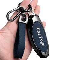 Étui de protection en cuir et alliage de zinc pour clé de voiture Bestune B70 B70S T55 T77 T99 M9 T33 E01, coque de clé télécommande, accessoires pour clés