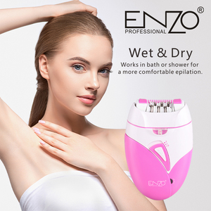 ENZO nuevo USB recargable señora cuerpo eléctrico pierna pinzas depiladora depilación señora máquina de afeitar dispositivo herramienta de belleza - Product Image 3