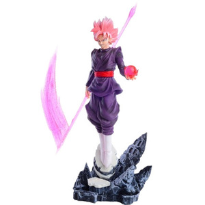 Figura de Juguete de Dragón de PVC, Saiyan GK, Figura de PVC de Goku Oscuro Zamasu en Color Rosa Melocotón - Product Image 2