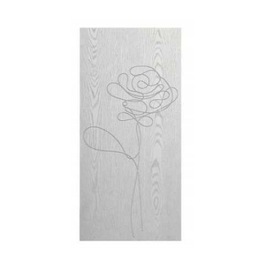 Panneau de porte de sécurité gris en fibre de verre de style italien moderne, résistant à l'eau et surface finie pour application de villa - Product Image 4