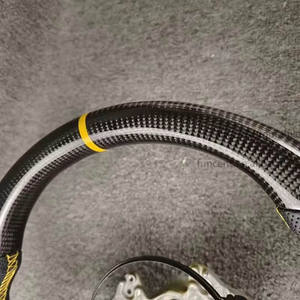 من المصنع مباشرة بسعر الجملة جلد من ألياف الكربون من الجلد من ألياف الكربون من أجل عجلة قيادة بي ام دبليو 5 سلسلة - Product Image 4