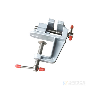 Aluminum <b>Mini</b> Bench Vise Small Table Vise Manual <b>Clamp</b> For Jewelry Repair - Product Image 5