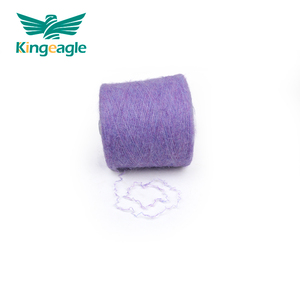 Kingeagle nouveau fil de <span class=keywords><strong>laine</strong></span> brossé <span class=keywords><strong>multicolore</strong></span> en poly nylon SP mélangé violet personnalisé à la mode pour l'hiver - Product Image 5