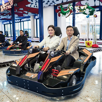 Go Kart Eléctrico para Adultos - Kart de Derrape Profesional de Alta Velocidad con Asientos Dobles