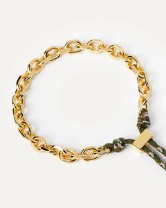 Pulsera de cadena de acero inoxidable ajustable Vikingo, oso con seda Baguette, diseño de Baby Khan para alergias - Product Image 5