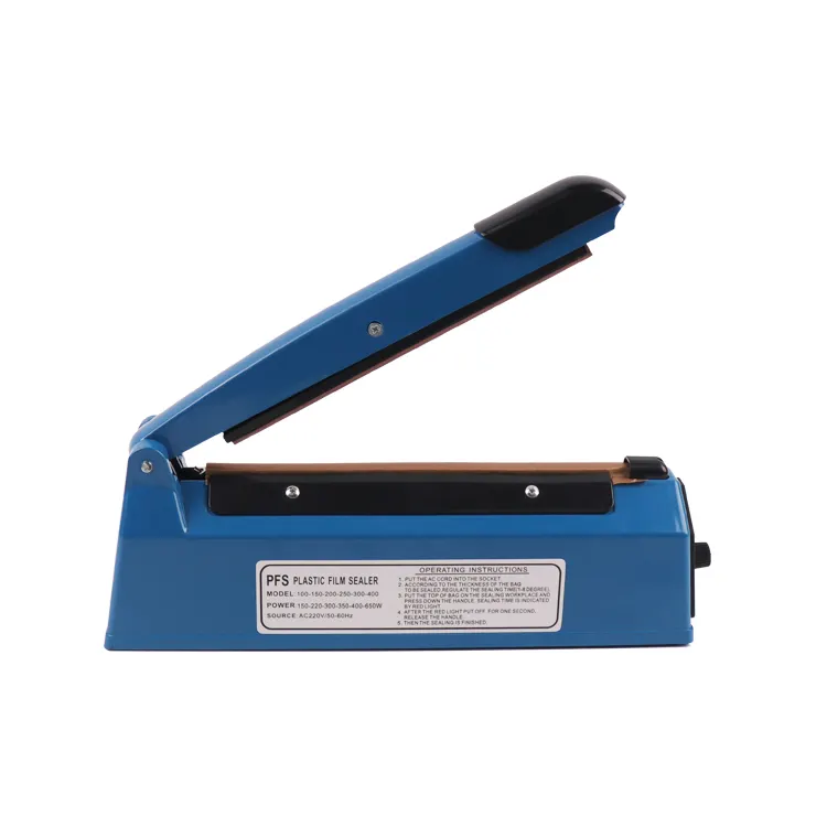 200mm Portable Hand Manual Sealing Machines Plastic Impulse Heat Bag Sealer with Packing CE FCC approved (ABS)