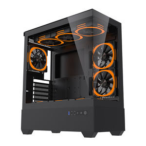 Lovinglcool Hiệu Suất Cao Trắng PC Trường Hợp Máy Tính ATX Tháp Trường Hợp Hỗ Trợ Làm Mát Chất Lỏng Tản Nhiệt Và RGB Fan Intel Bo Mạch Chủ - Product Image 3