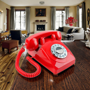 <span class=keywords><strong>Telefono</strong></span> Antico da Scrivania Wireless con GSM ESIM, Ricevitore con e senza Filo per Ufficio, Casa e Uso Aziendale - Product Image 5