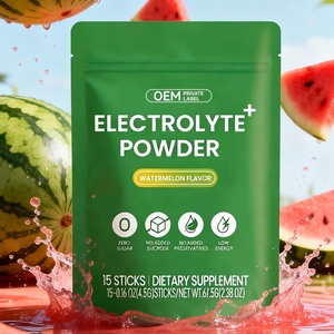 ACORN OEM Bebida Electrolítica Sin Azúcar para Hidratación y Energía, Sabor Sandía, Polvo Electrolítico, 15 Sobres - Product Image 1