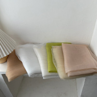 Écharpe en soie double couche avec bordure en fil métallique, châle et étole superposés élégants et aériens pour femme