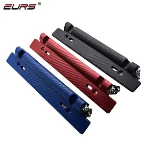 1Pcs Auto-Styling Universele Verstelbare Auto Nummerplaat Frame Houder Carbon Fiber Racing Nummer Plaat Auto Mount Bracket