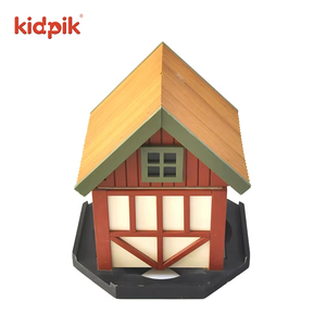Özelleştirilmiş Kidpik katı ahşap kafes ev taşıma Pet kuş kafesi yetiştiriciliği kutusu büyük dekoratif ahşap kuş kafesi ağaç üzerinde - Product Image 2