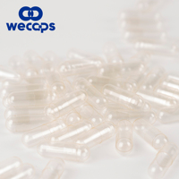 Capsules vides en hydroxypropylméthylcellulose Wecaps 000 transparentes de qualité pharmaceutique avec impression personnalisée