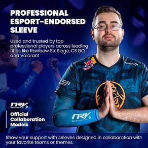 ปลอกแขนผ้าไอซ์ซิลค์แขนสำหรับเล่นเกมกำหนดได้เองปลอกแขนสำหรับเล่นเกม - Product Image 6