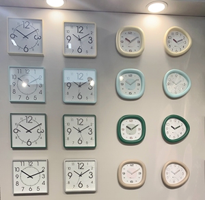 Square Modern Cream White Minimalist Wall <b>Clocks</b> Simple Home Decorative Kitchen Living Room Bedroom for Promotional Gifts - Product Image 6