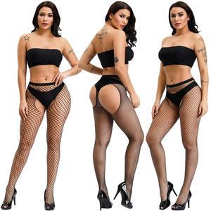 <span class=keywords><strong>Calze</strong></span> a Rete Senza Cavallo su Quattro Lati, Sexy Mini Fori, Collant in Nylon, <span class=keywords><strong>Calze</strong></span> a Rete Trasparenti, Lingerie - Product Image 1