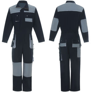 European American Style Workwear <strong>Coveralls</strong> Breathable Cotton Overalls <strong>Large</strong> 3D Pockets Logo Printing Spring/Autumn Labor - Product Image 3