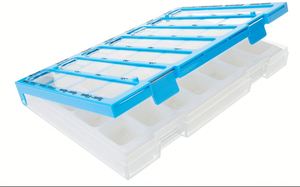 Organizador de Pastillas Athmedic 2025 de Grado Alimenticio: Organizador de Farmacia con 28 Compartimentos, Estuche para Medicamentos y Tabletas Personalizado - Product Image 4