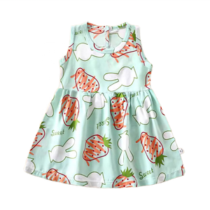 Robe de <span class=keywords><strong>princesse</strong></span> pour bébé fille été 2024, style <span class=keywords><strong>A</strong></span>, avec motif imprimé au crochet, pour tenue décontractée ou de fête pour bébé - Product Image 2