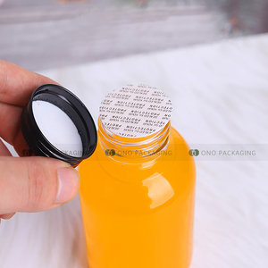 Vente en gros Bouteille en verre vide à grains ronds clairs et courts Vin de fruits 250ml 350ml 500ml Bouteilles de <span class=keywords><strong>cidre</strong></span> avec couvercle - Product Image 5