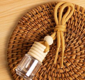 5ml Cylinder <b>Hanging</b> <b>Car</b> Air Freshener Diffuser Glass Bottle Perfume Pendant - Product Image 5