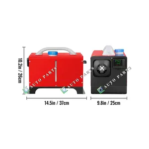 Newpars auto parts All-in-one Diesel water heater 12V 24V 2KW 3KW 5KW parking air heater
