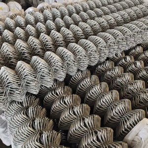 Giá cả cạnh tranh kim cương hình dạng dây lưới mạ kẽm PVC-bọc thép tinh thần Bài 2*15m Chuỗi liên kết hàng rào cho các trang trại vuông - Product Image 3