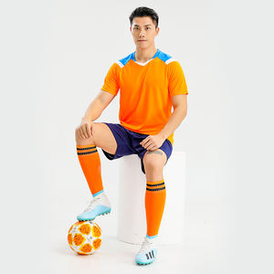 Jersey sepak bola kustom kualitas tinggi kuning oranye dan warna merah seragam sepak bola wanita liga mx - Product Image 3