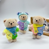 Teddy ISLAND Sous-vêtements de chef ludiques pour enfants avec bretelles, en peluche super douce en coton PP, motif ours en peluche, certifiés pour le marché mondial