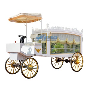 2026 Élégante Carrosse funéraire blanc à chevaux, modèle américain, dernière version, à vendre - Product Image 1