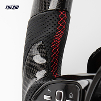 Volant sport personnalisé en fibre de carbone pour Mercedes Benz Classe C, Classe E, Classe S, GLC, GLE, GLS, Plug and Play